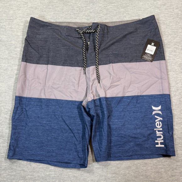 Hurley Board Shorts Mens 38 Abyss Colorblock Swim Trunks Surf NWT $50 MSRP - Picture 1 of 8